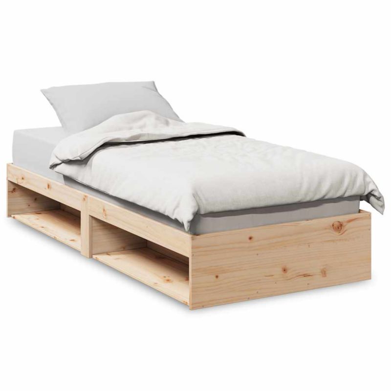 Rama łóżka WaszeMeble 90x190 cm Brązowy sosna WM-859247 1 szt.
