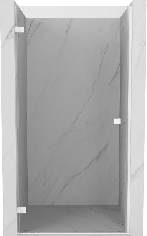 Drzwi prysznicowe uchylne Mexen Lunar-B białe 80x200 cm 1 szt.