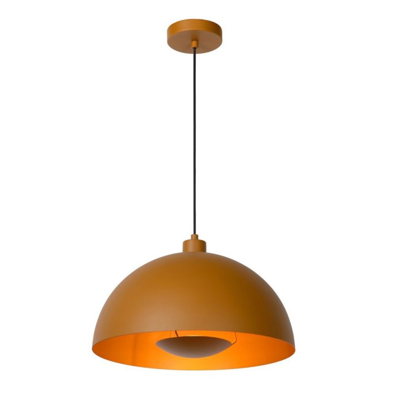 Lampa wisząca Lucide SIEMON żółto-pomarańczowa 1xE27x40W IP20 wym:150x40x40cm - 1 szt.