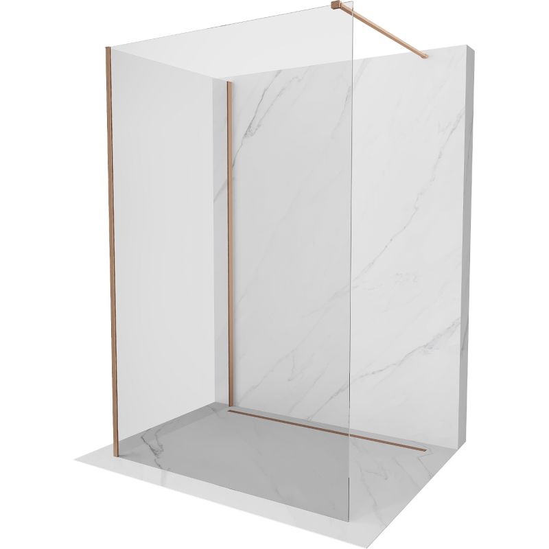 Ścianka prysznicowa walk-in Mexen Kioto miedź szczotkowana 110x85 cm 800-110-212-65-00-085 1 szt.