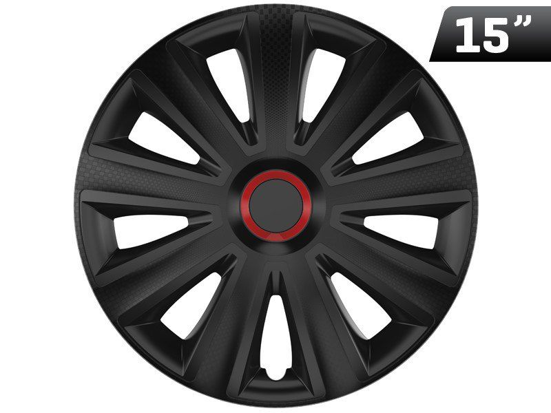 Kołpaki Aviator RR black 15", 4 szt.