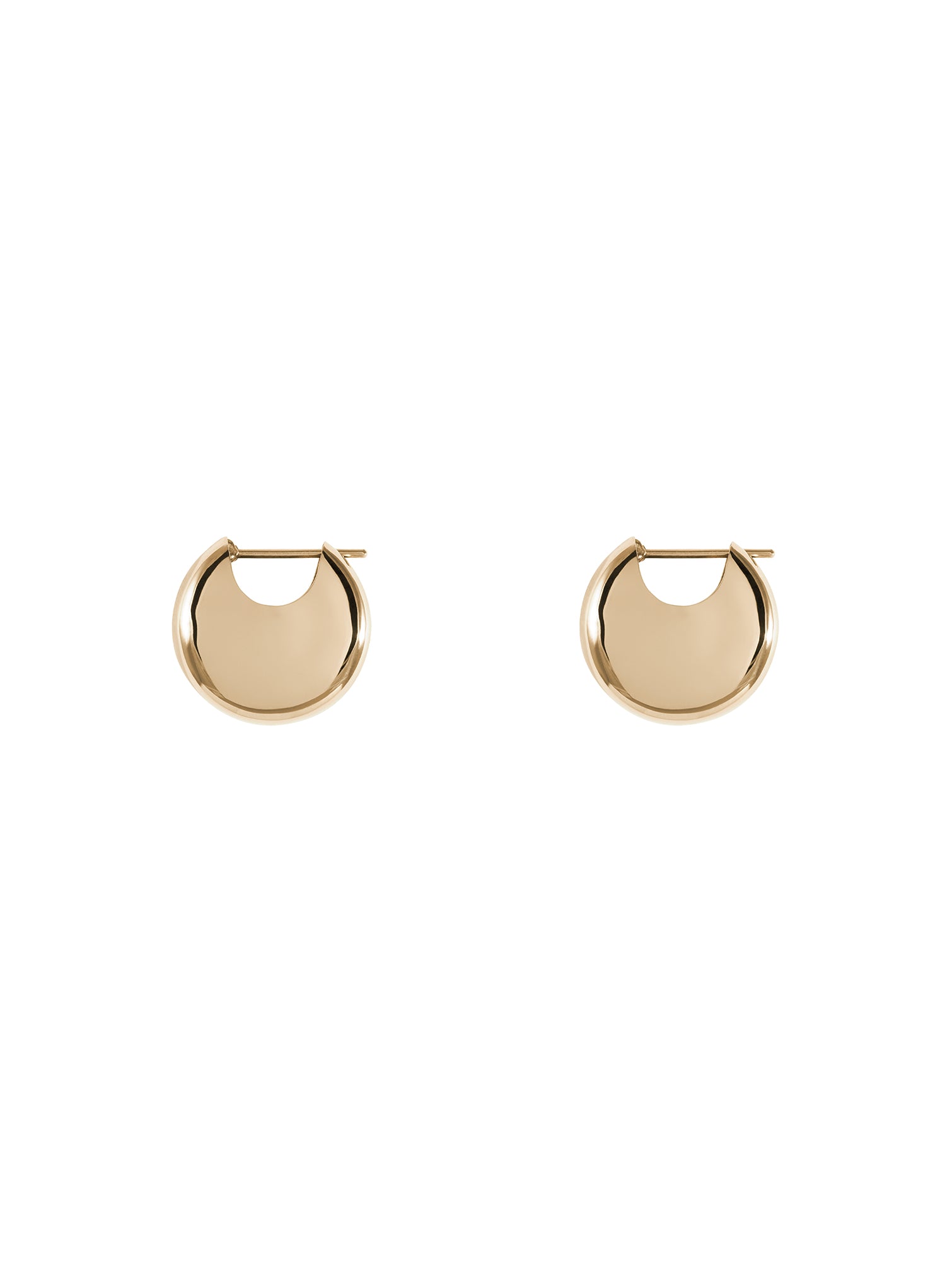 Moon Earrings N°1 - kolczyki o przestrzennej strukturze