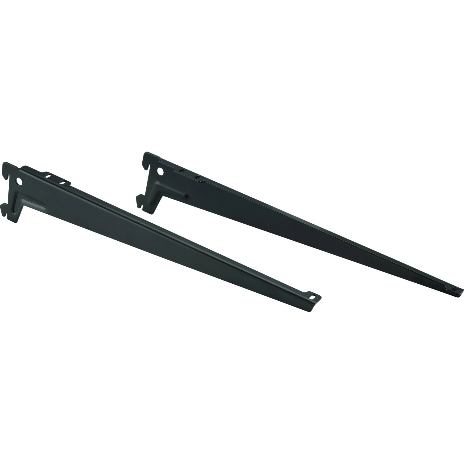 Wspornik kątowy 38 cm czarny matowy Garderoba Metalowa