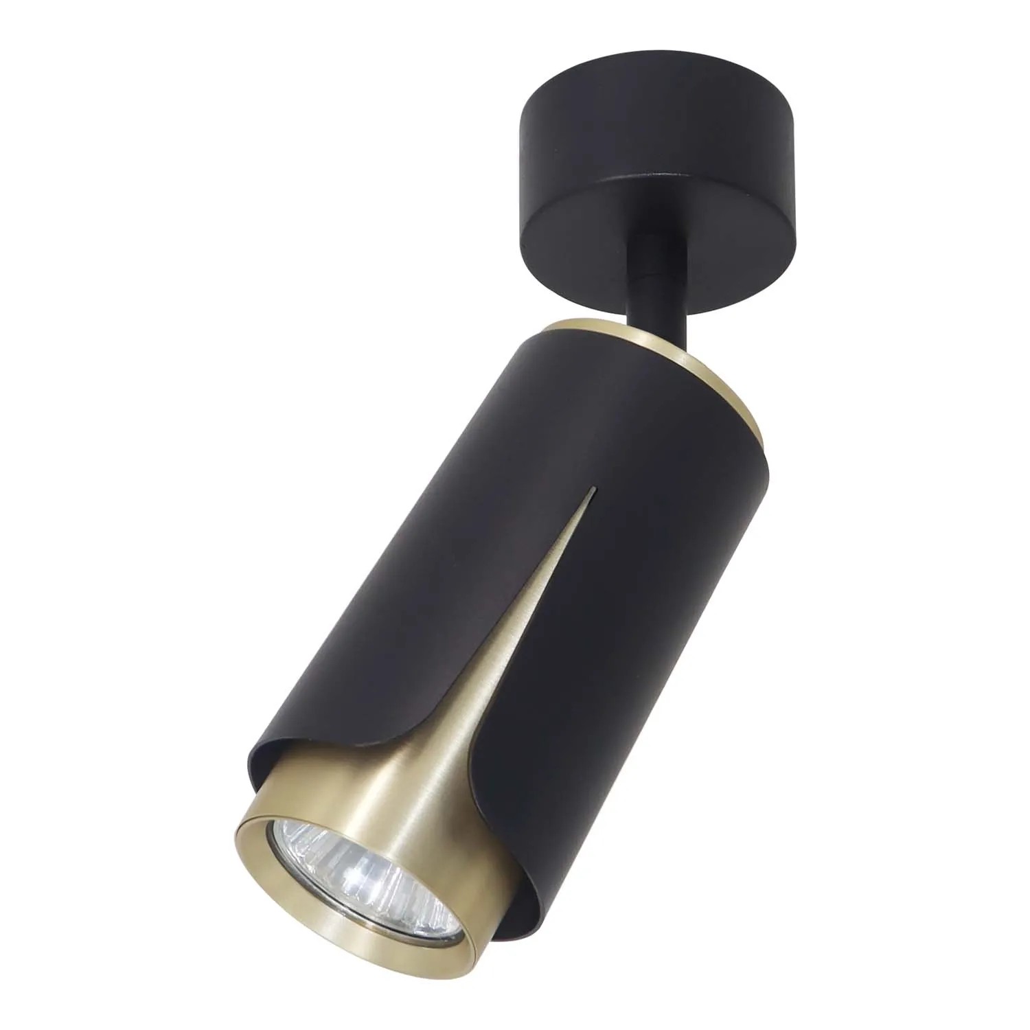 MiLAGRO Spot Flower 1xGU10 8W LED czarno-złoty