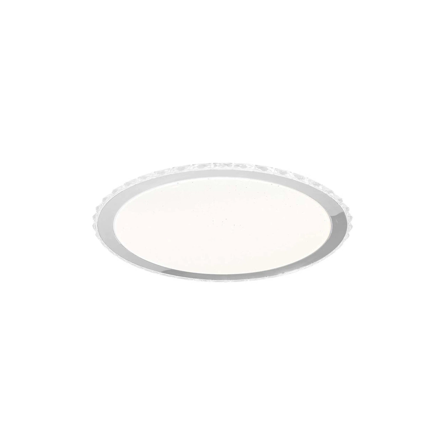MiLAGRO Plafon LED LAYLA sky effect 50W 3000/4000/6000K 3300lm śr.50cm biały