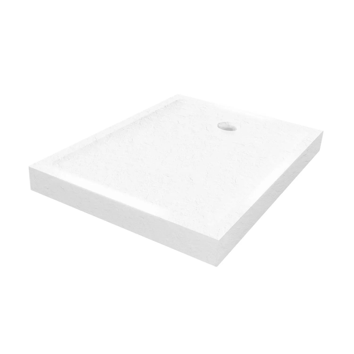 Signika Brodzik prostokątny Tauro 120 akryl biały 120 x 80 cm