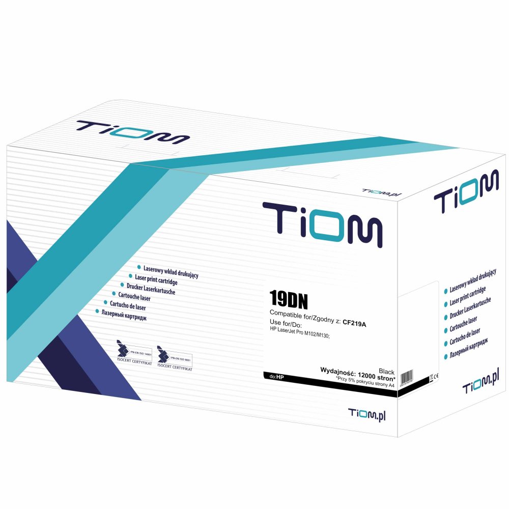 Bęben Tiom Ti-LHF219DN (CF219A), 12000 stron, black (czarny)