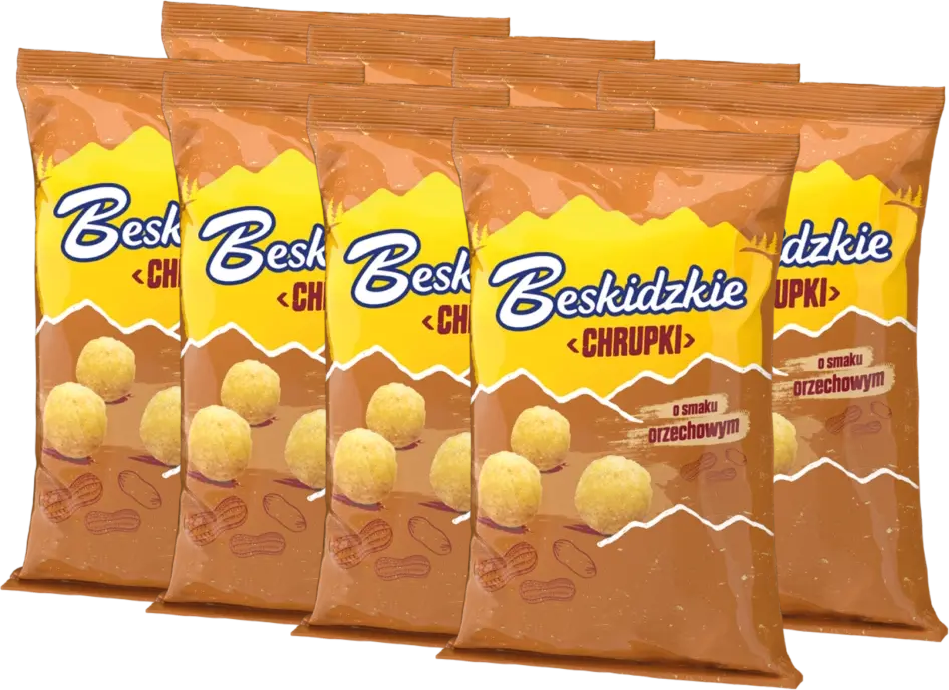 8x Chrupki Beskidzkie Aksam, orzechowy, 85g
