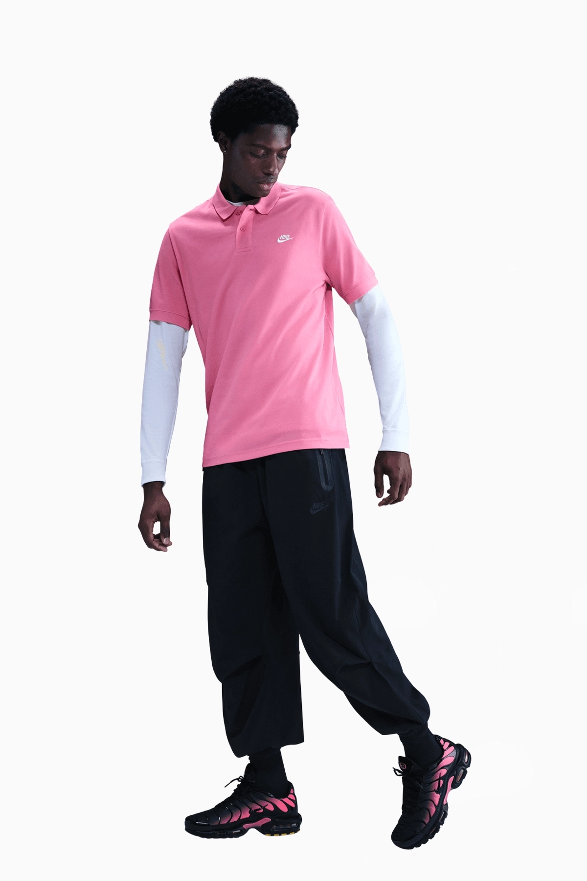 Koszulka Nike Club Polo - Różowy