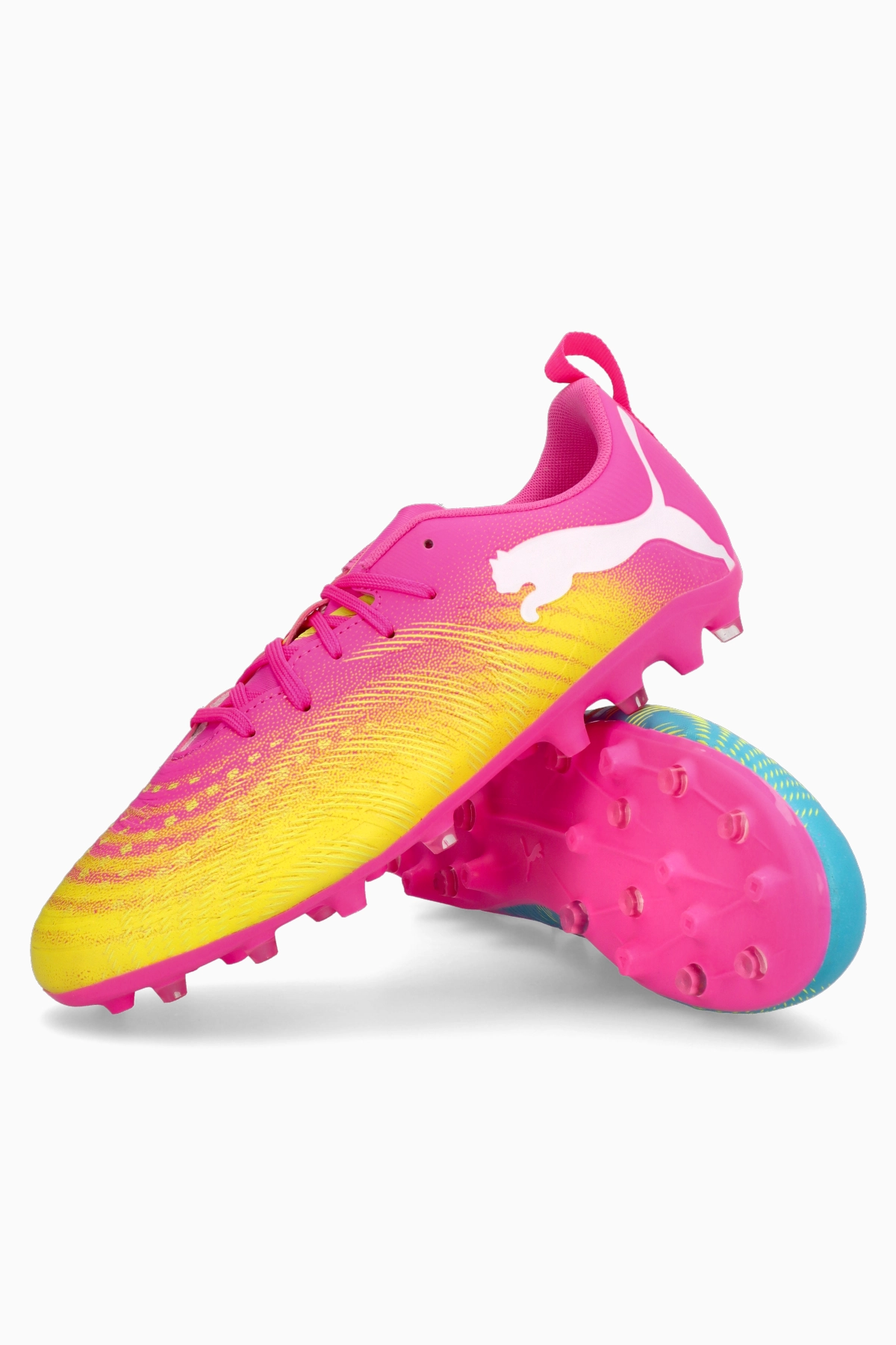 Korki Puma Future 9 Play MG Junior - Różowy