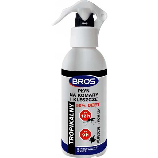 Bros - płyn na komary i kleszcze, 130 ml