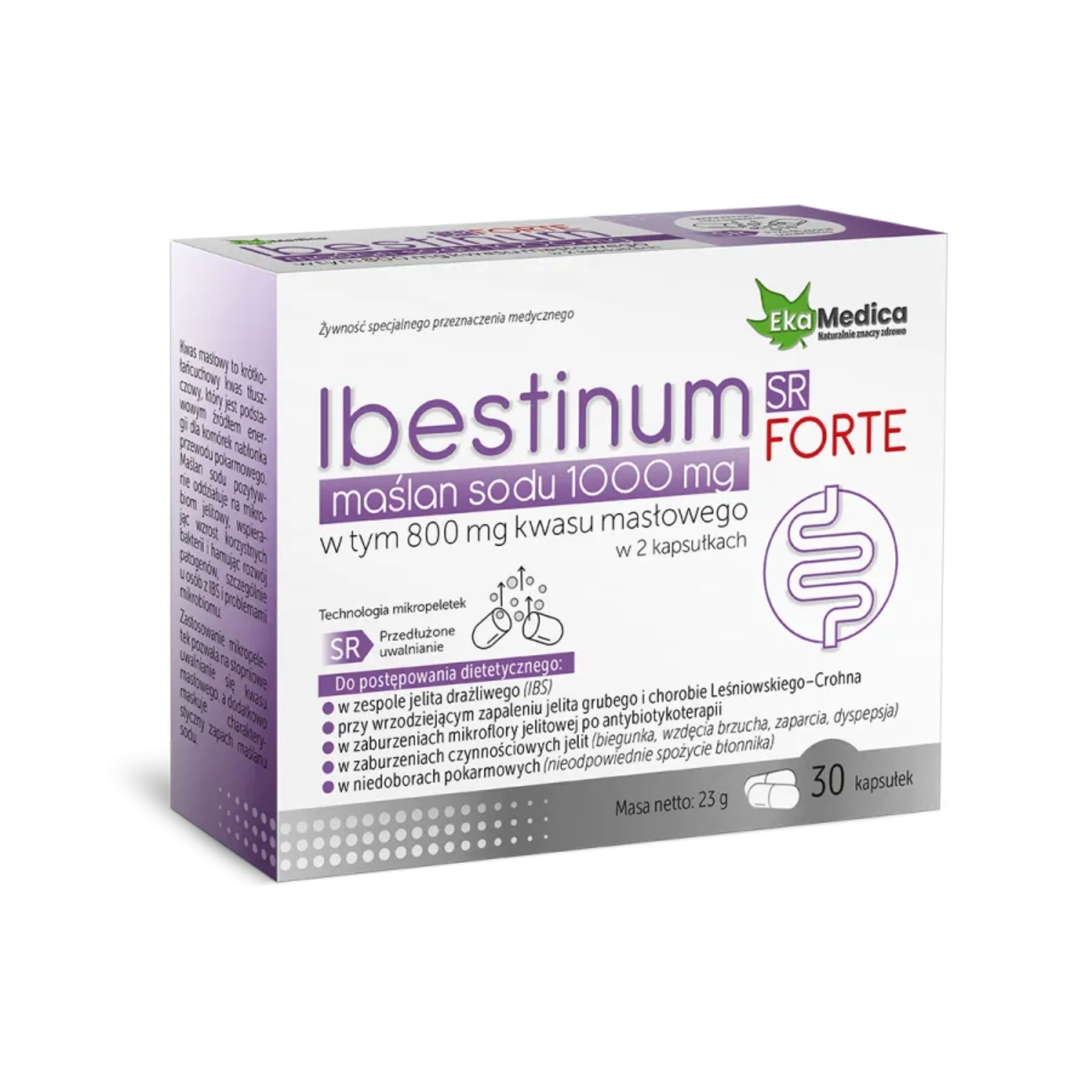Ekamedica - ibestinum forte sr 1000 mg, 30 kapsułek