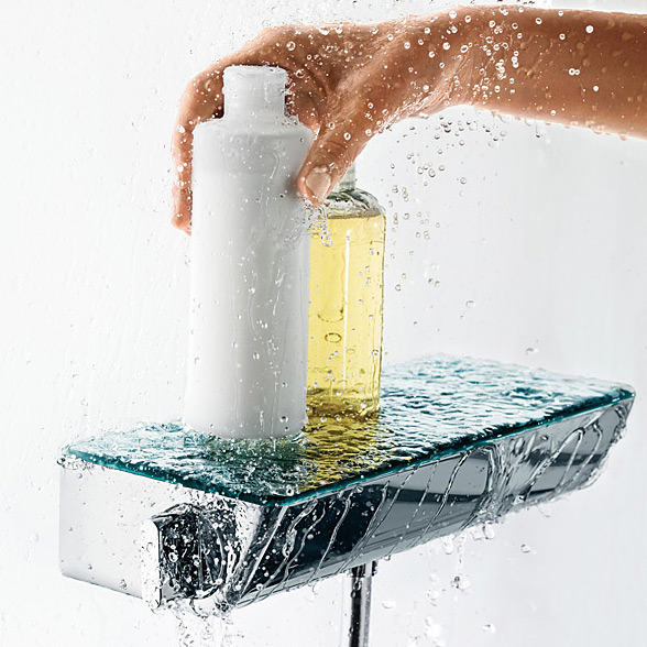 Hansgrohe Ecostat Select bateria prysznicowa ścienna termostatyczna EcoSmart biały/chrom 13161400