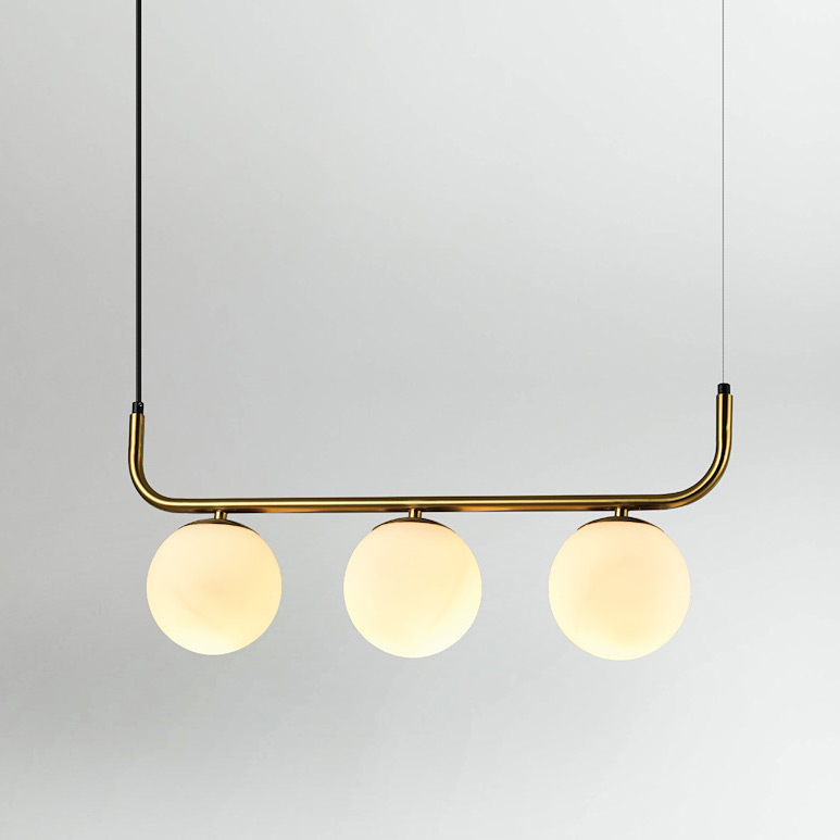 Light Prestige Alisa lampa wisząca 3x40 W złota LP-005/3LGD