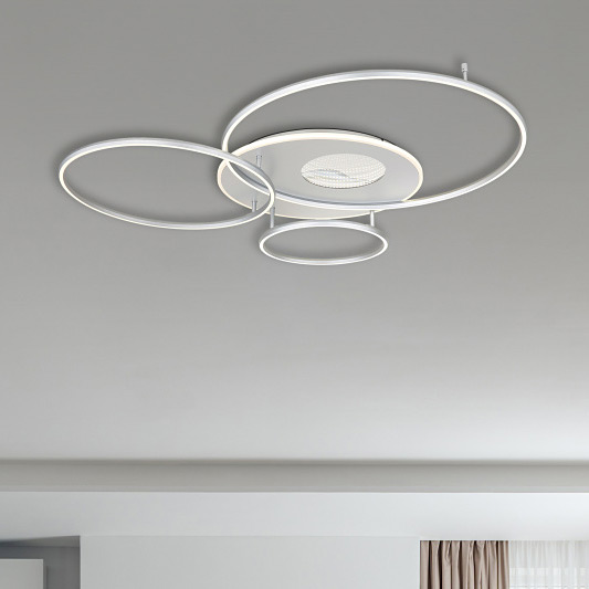 Globo Lighting Invertina lampa podsufitowa 1x70 W biała-srebrna 48466-70A