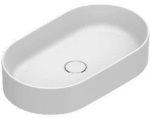 Catalano Zero umywalka 60x35 cm owalna nablatowa biały satynowy 0122600021