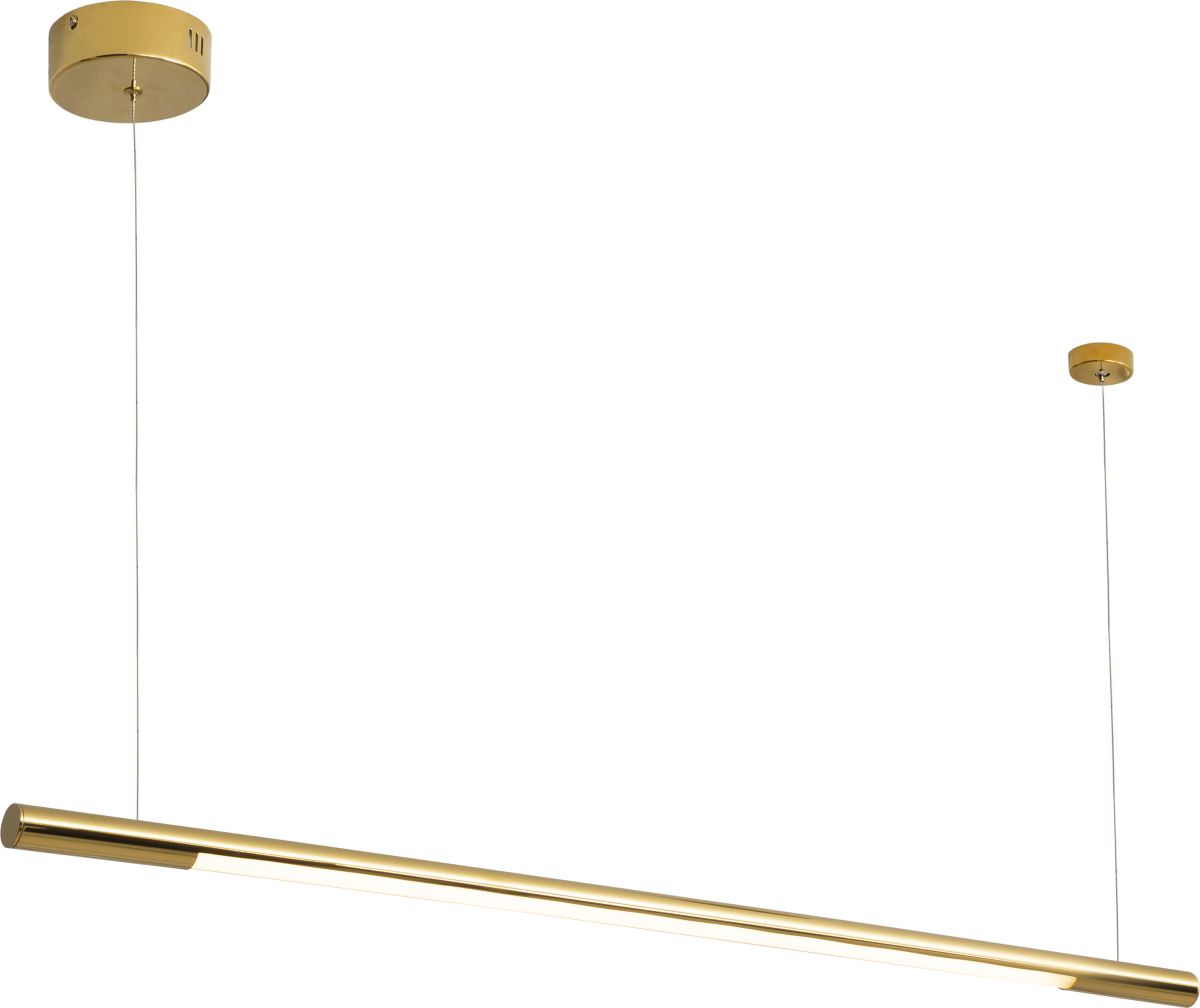 MaxLight Organic lampa wisząca 1x26W LED złota P0360