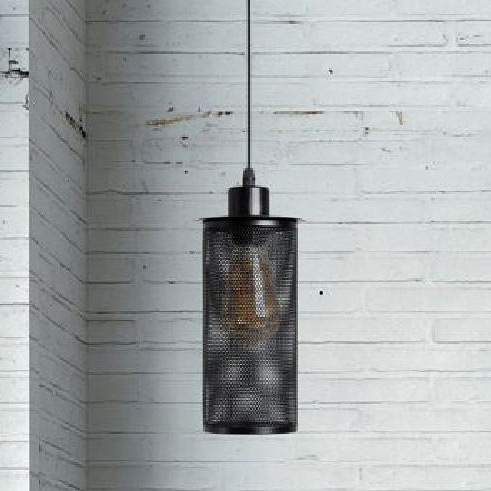 Abigali Retro lampa wisząca 1x8 W czarna ABIGALI-ZAE27