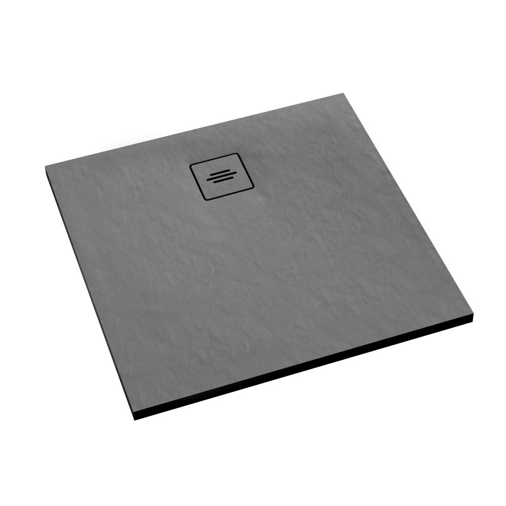 Schedline Protos Grey Stone brodzik kwadratowy 80x80 cm szary 3SP.P2K-8080/S/ST-M1/S/ST