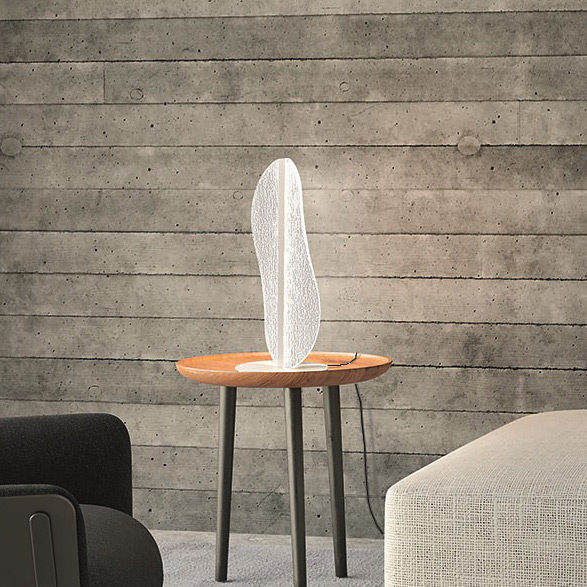 Mantra Bianca lampa stołowa 1x15W LED biała 7768