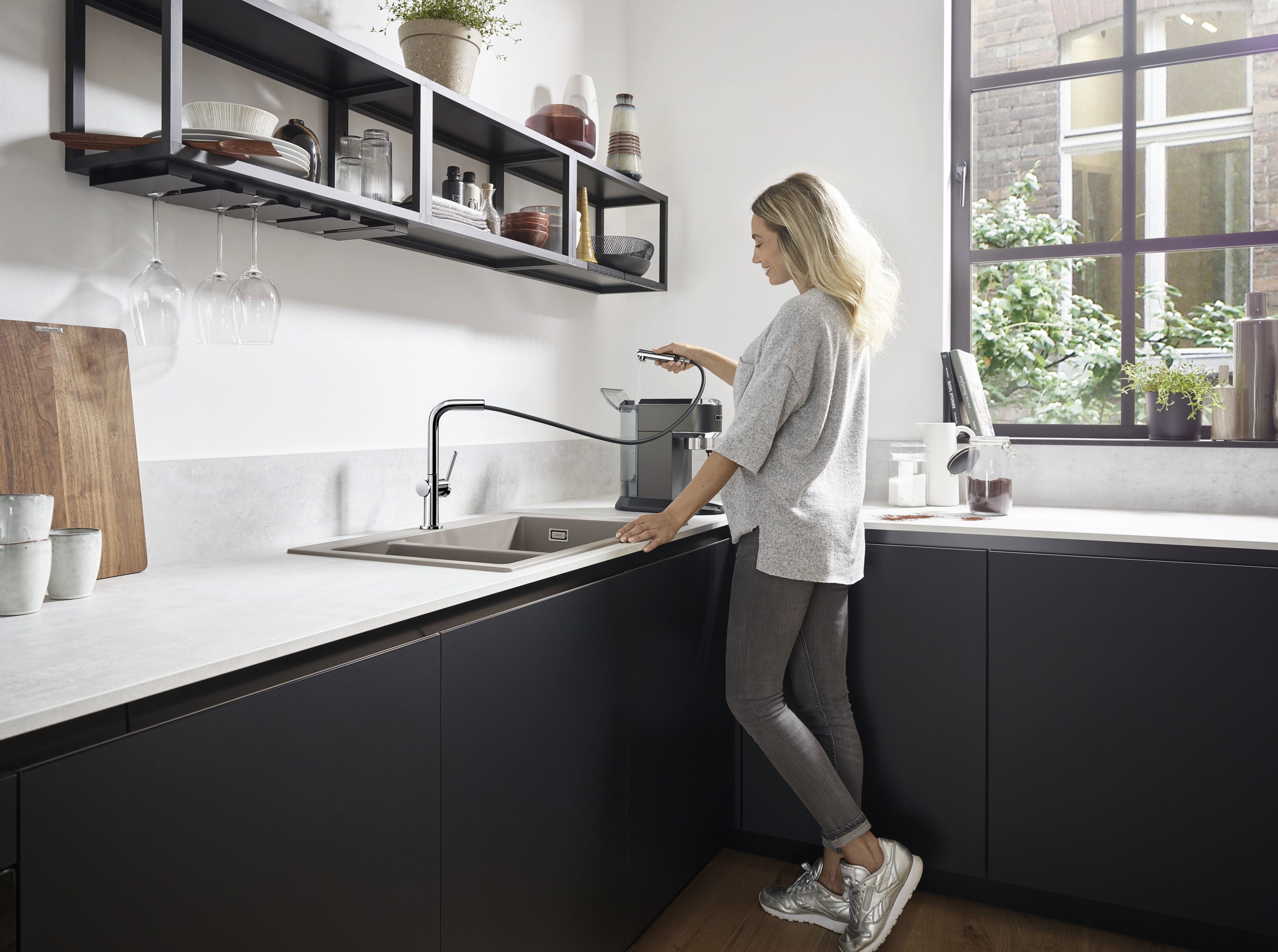 Hansgrohe Talis M54 bateria kuchenna stojąca chrom 72808000