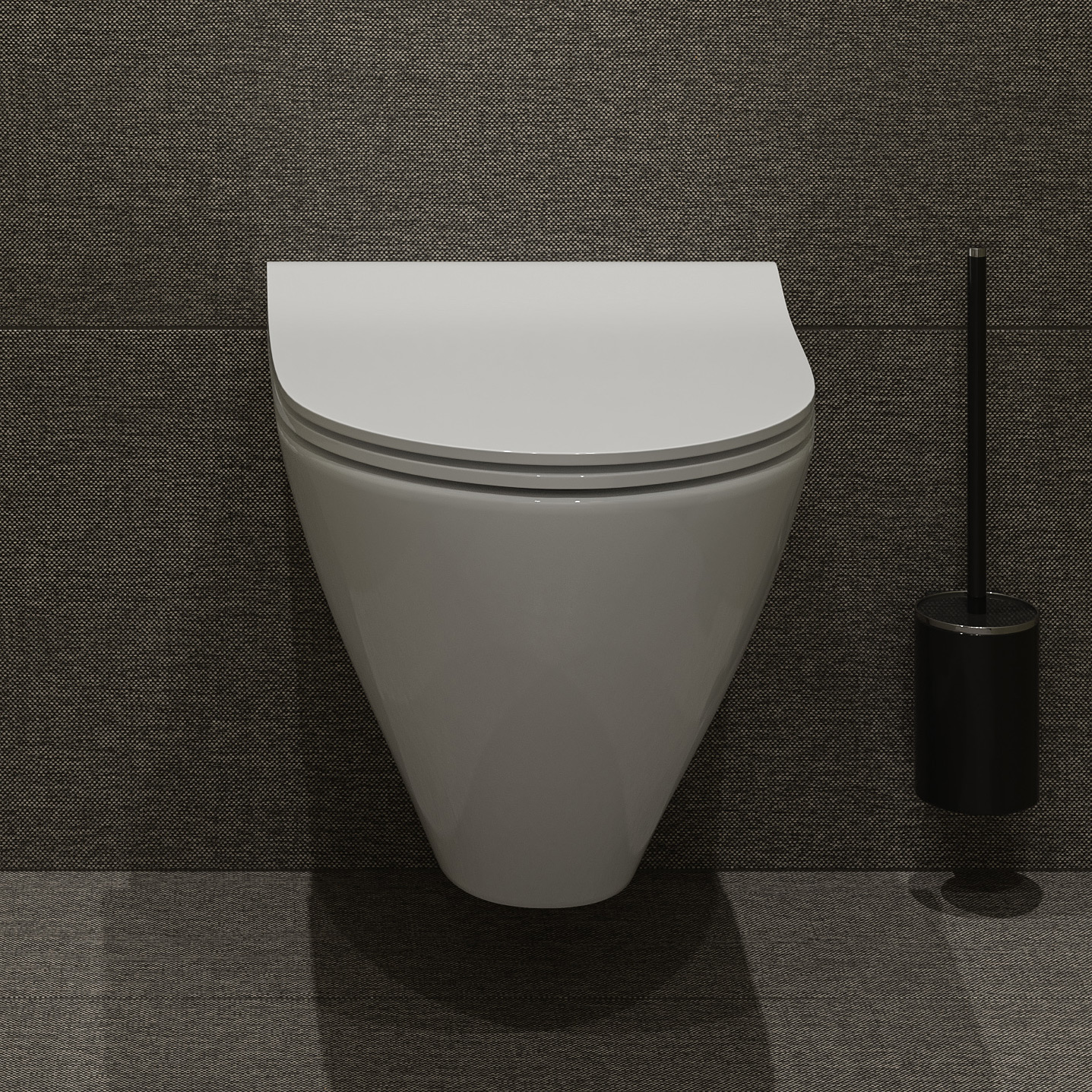 Cersanit Mille Plus miska WC z deską wolnoopadającą wisząca bez kołnierza biały S701-454