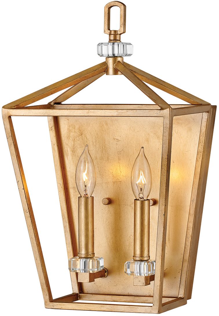 Quintiesse Stinson kinkiet 2x60 W czarny-postarzany mosiądz QN-STINSON2-DBR