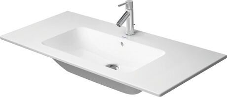 Duravit ME by Starck umywalka 103x49 cm prostokątna ścienna-meblowa-z blatem biała 233610AA00