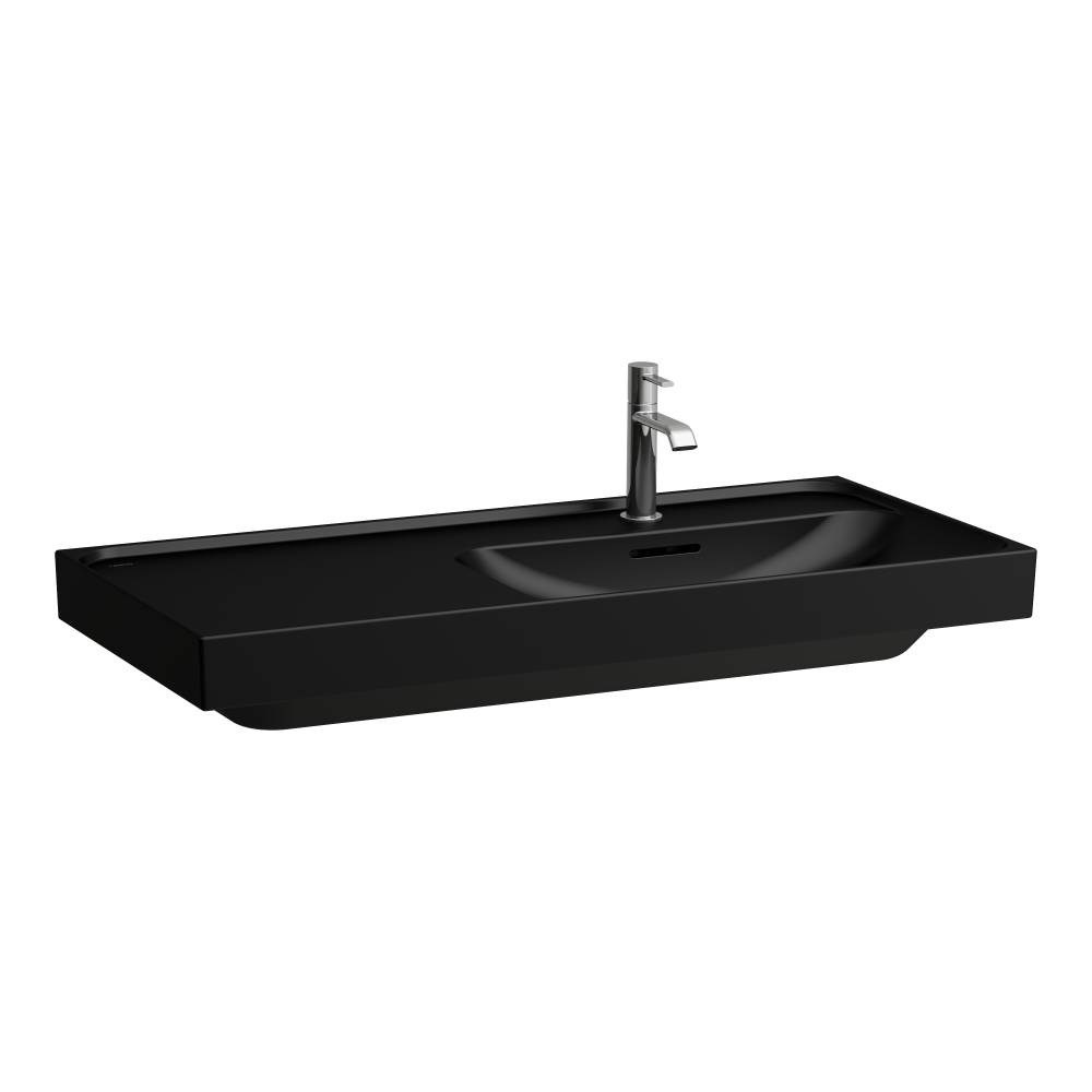 Laufen Meda umywalka 100x46 cm prostokątna meblowa czarny mat H8171177161041