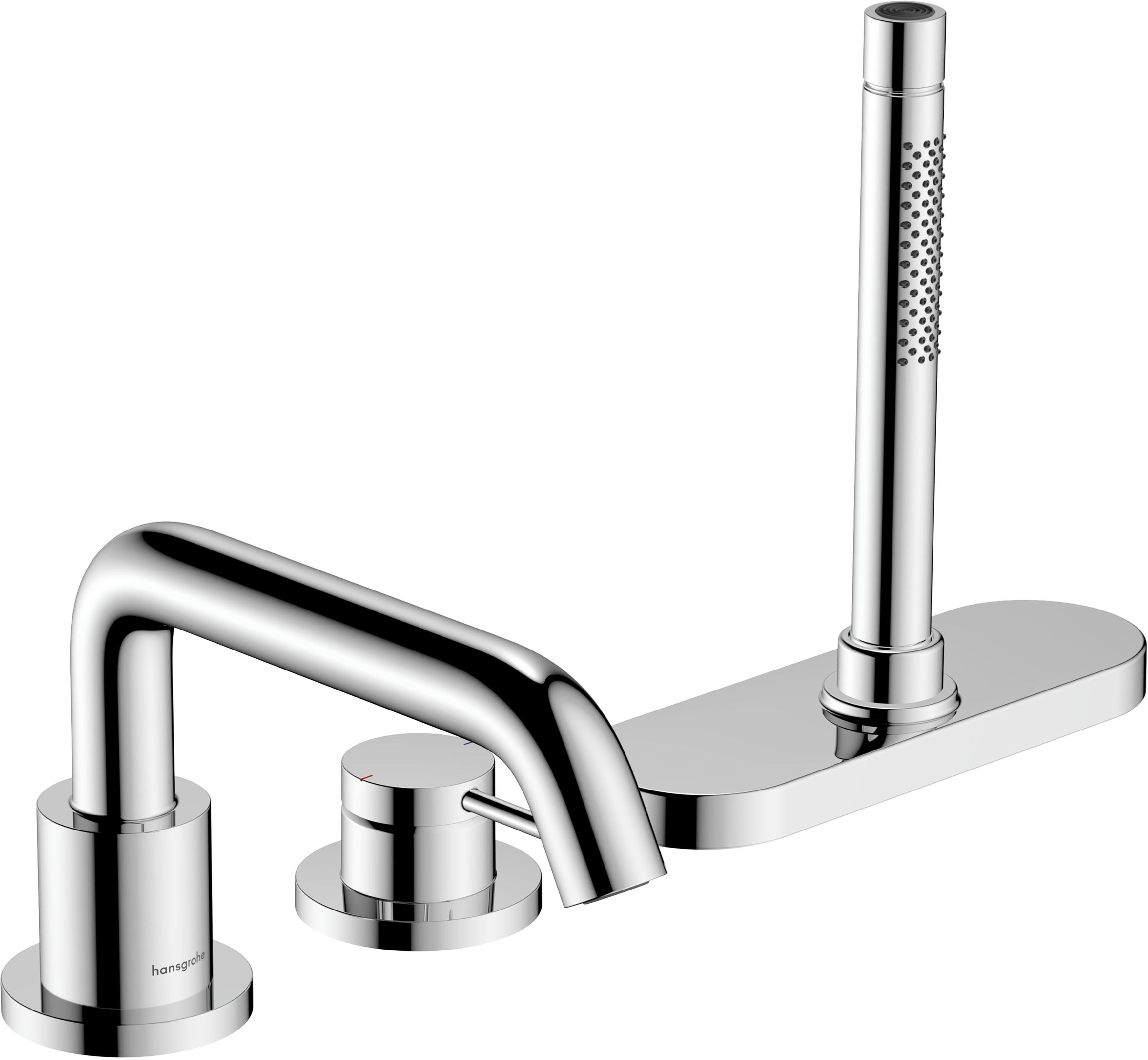 Hansgrohe Tecturis S bateria wannowo-prysznicowa 3-otworowa chrom 73447000