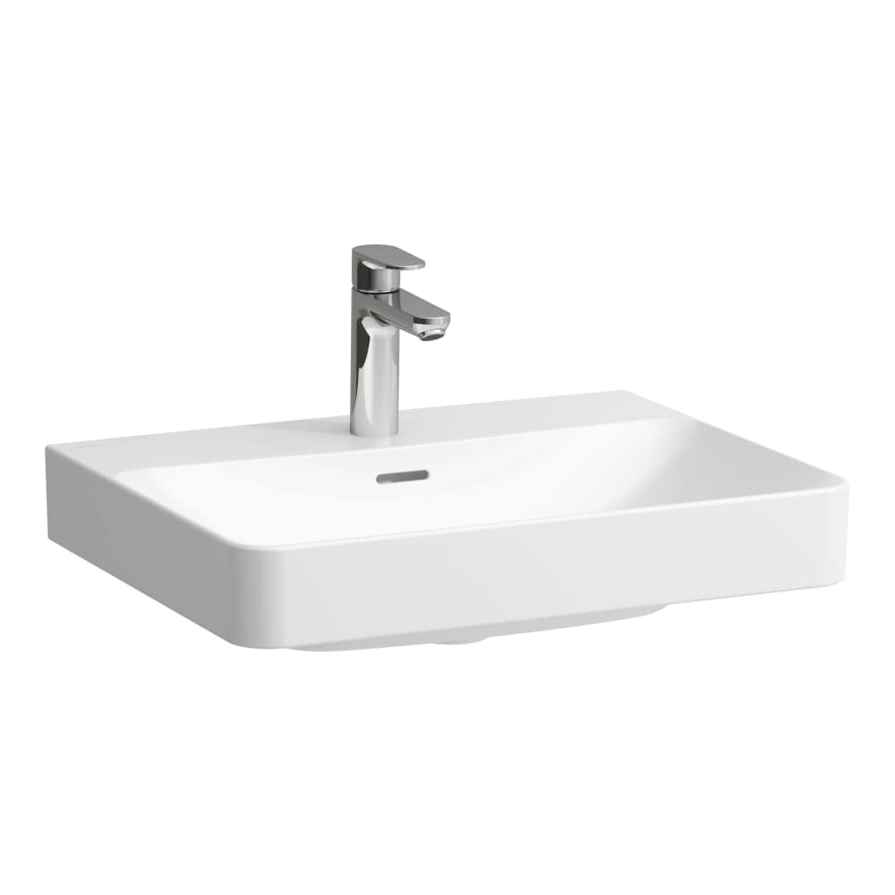 Laufen Pro X umywalka 60x46,5 cm prostokątna ścienna-meblowa biały mat H8108637571091