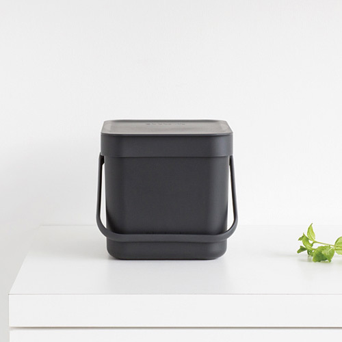 Brabantia Sort & Go kosz na śmieci 6 l szary 109720