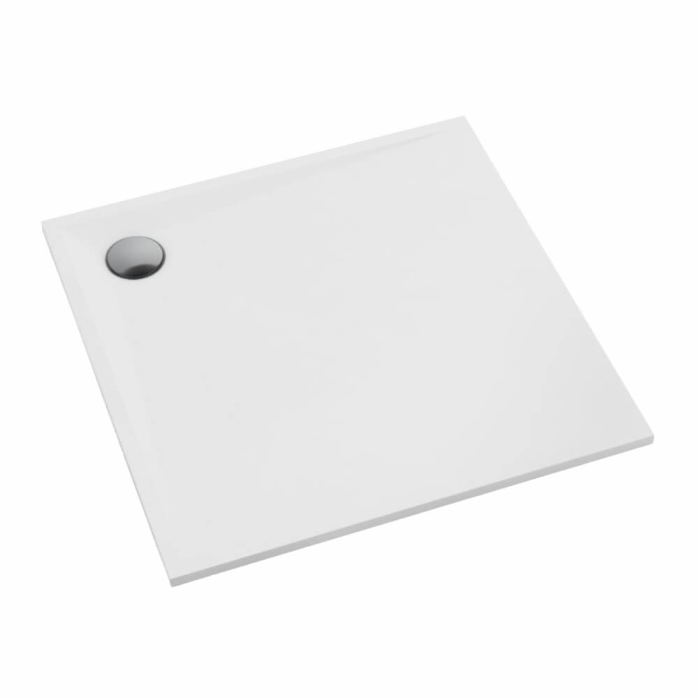 Schedline Libra White Mat brodzik kwadratowy 80x80 cm biały 3SP.L1K-8080/B/MG