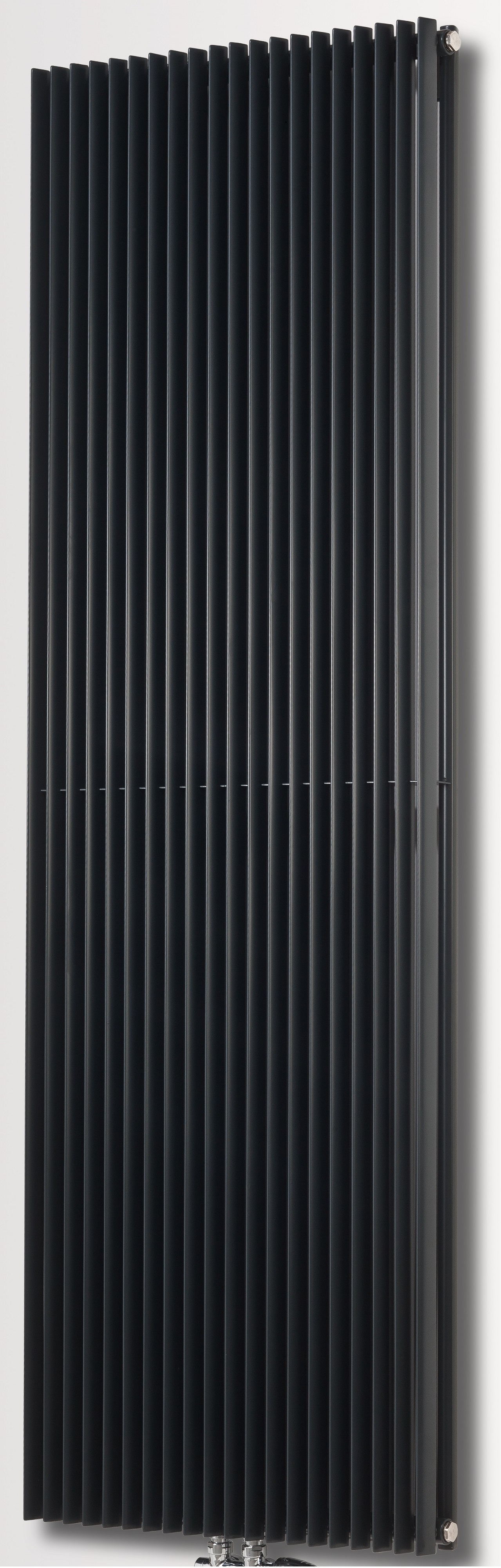 Luxrad Aurora Podwójna grzejnik dekoracyjny 180x60 cm podłączenie dolne antracyt AURP18006007016ZDC