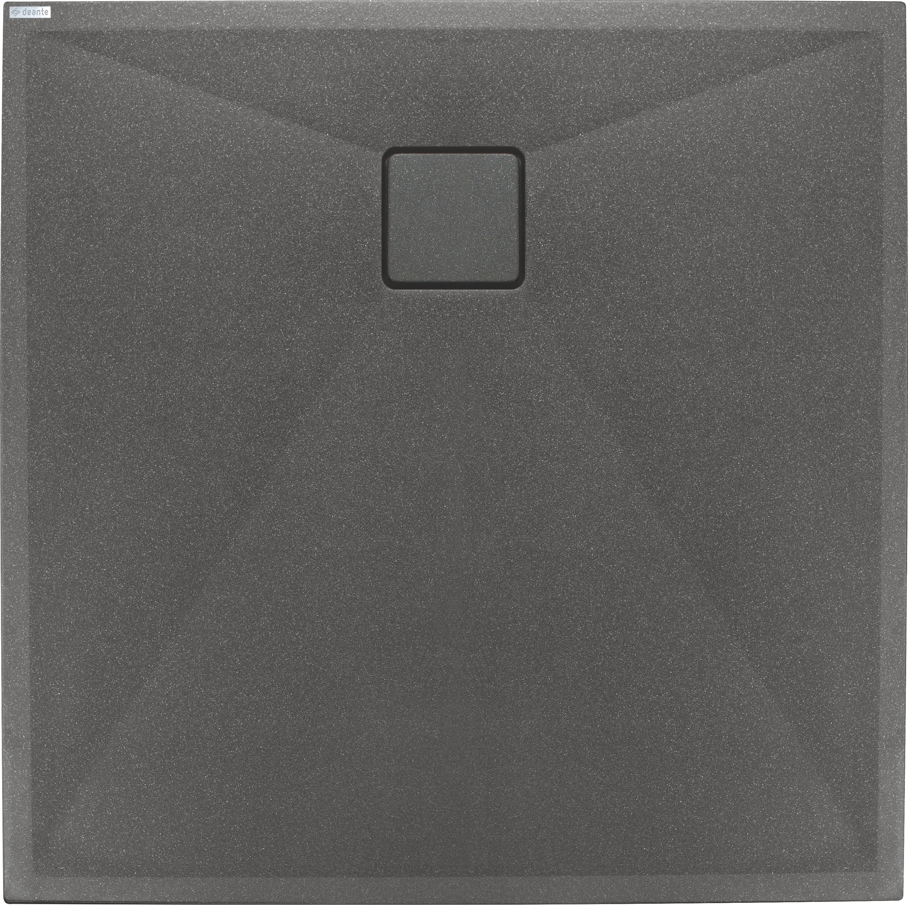 Darmowa Dostawa - Brodzik kwadratowy 80x80 cm antracyt Deante Correo KQRT42B
