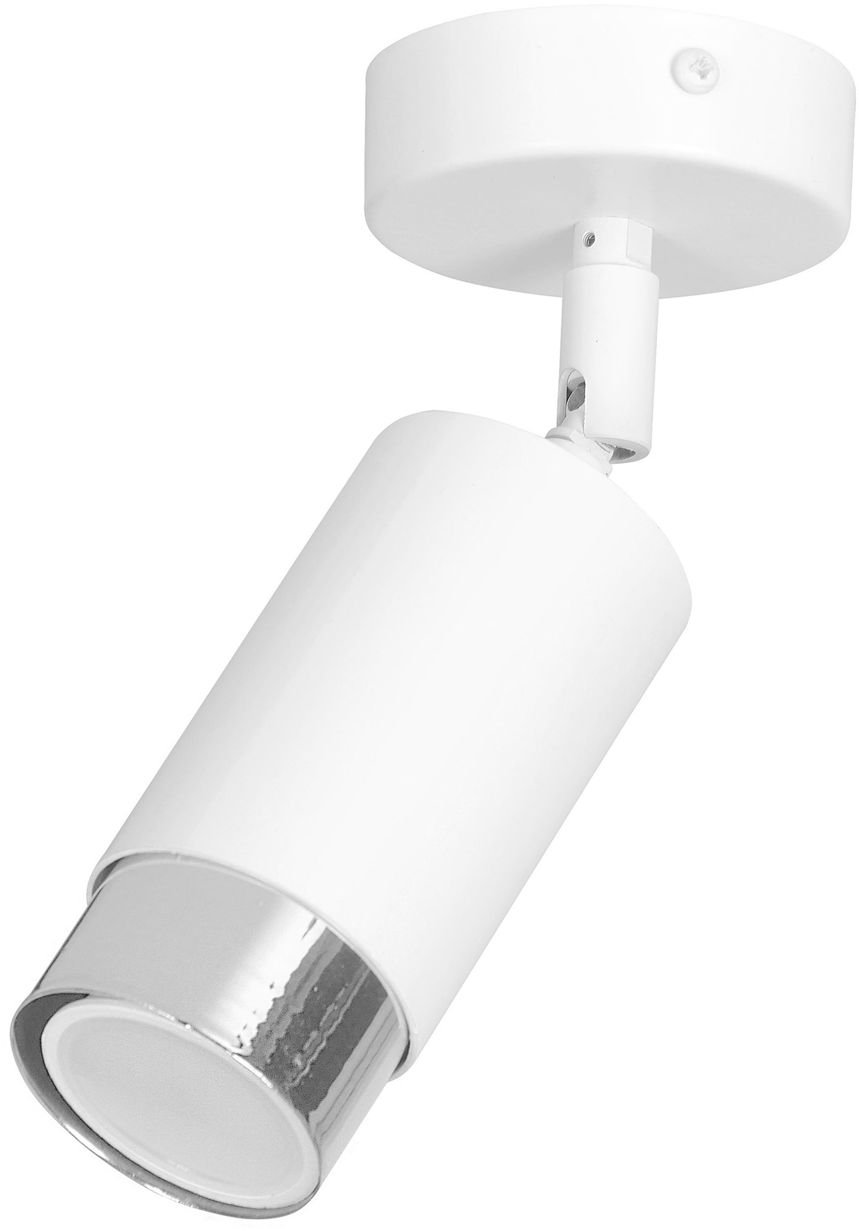 Darmowa Dostawa - Lampa podsufitowa 1x8 W biała-chrom Emibig Hiro 9621