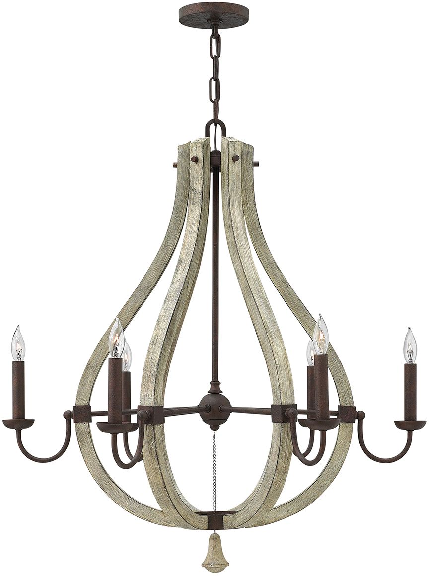 Darmowa Dostawa - Lampa wisząca 6x60 W żelazo Elstead Lighting Middlefield HKMIDDLEFIELD6
