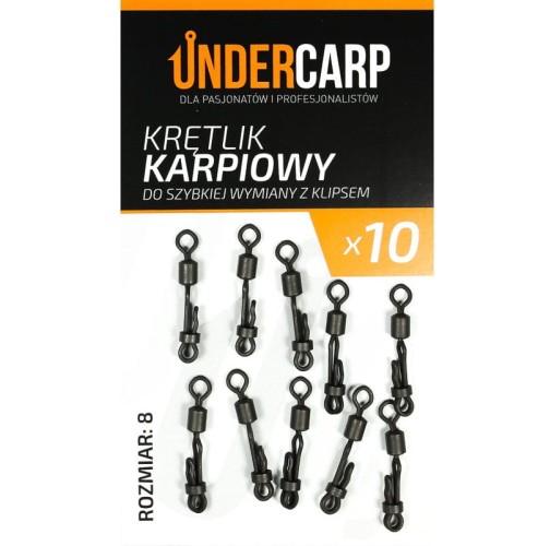UnderCarp Krętlik karpiowy z klipsem do szybkiej wymiany