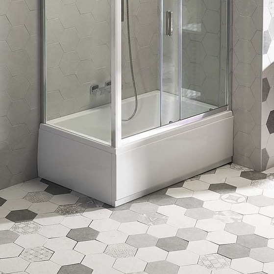 Polysan Deep brodzik 150x75 cm prostokątny biały 72384