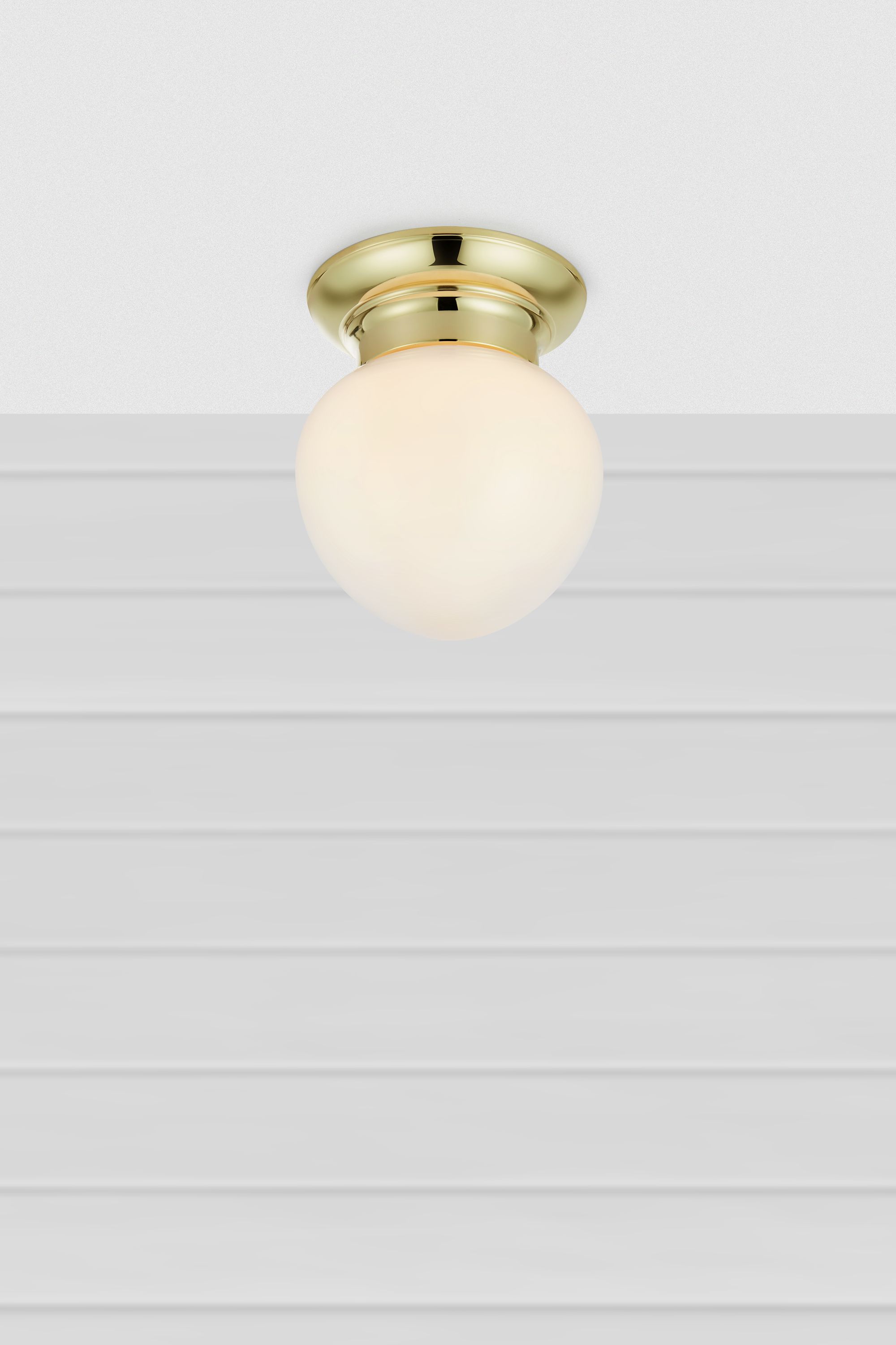 Markslöjd Ronda lampa podsufitowa 1x40 W biała-mosiądz 109030