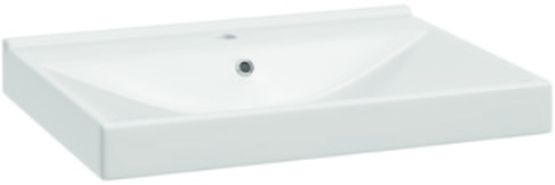 Defra Verso umywalka 61x45 cm prostokątna wpuszczana biała 1042