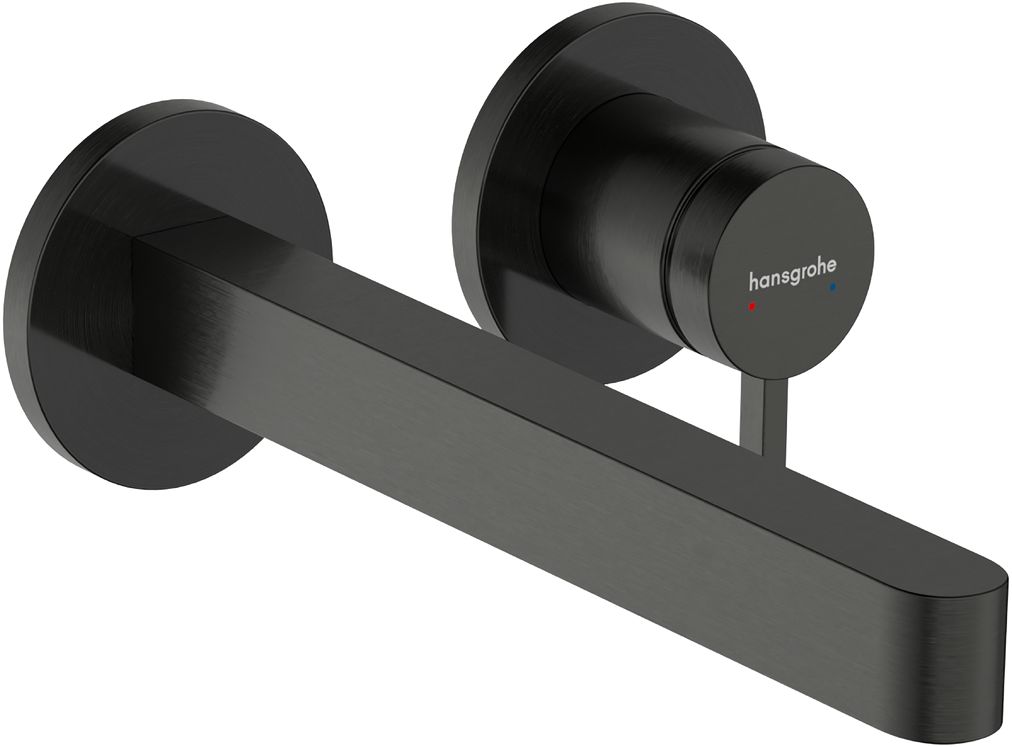 Hansgrohe Finoris bateria umywalkowa podtynkowa czarny chrom szczotkowany 76050340