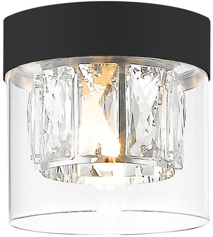 Zuma Line Gem lampa podsufitowa 1x28W czarna C0389-01A-P7AC