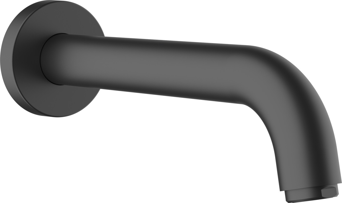 Hansgrohe Vernis Blend wylewka wannowa ścienna czarny mat 71420670 - Wysyłka w 24h