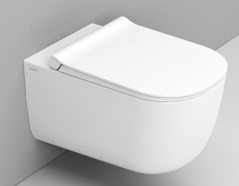 Ceramica Dolomite Mirto miska WC wisząca bez kołnierza biały połysk D462501