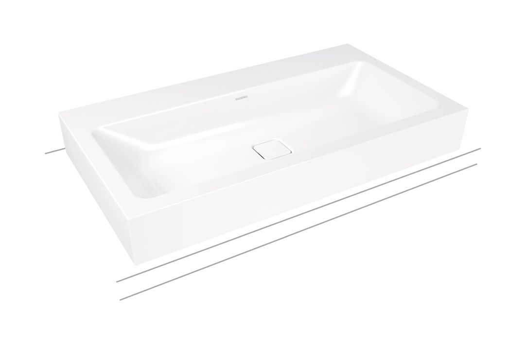 Kaldewei Cono umywalka 90x50 cm nablatowa prostokątna model 3086 biała 902206013001