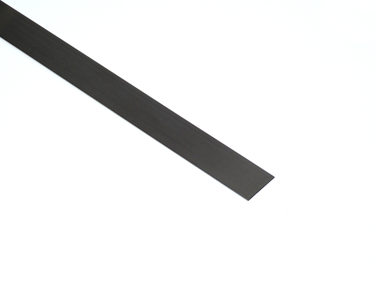 Profil Decor listwa do glazury płaskownik 1x270 cm stal nierdzewna szczotkowana czarny mat