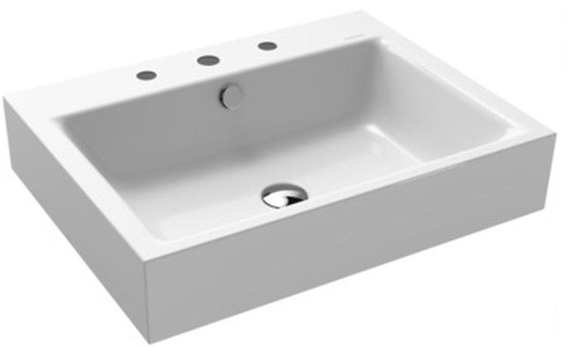 Kaldewei Puro umywalka 60x46 cm ścienna prostokątna model 3164 biały 901406033001