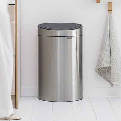 Brabantia Touch Bin New kosz na śmieci 40 l stal mat FPP 114809