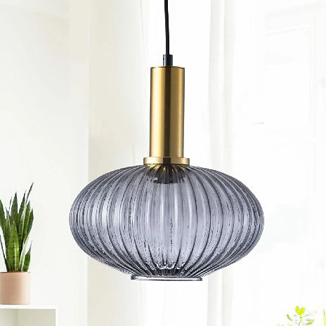 Goldlux Norfolk lampa wisząca 1x20 W szary/popielaty 317391